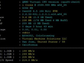 Virmach圣何塞VPS测试,BBR果然是个神器!