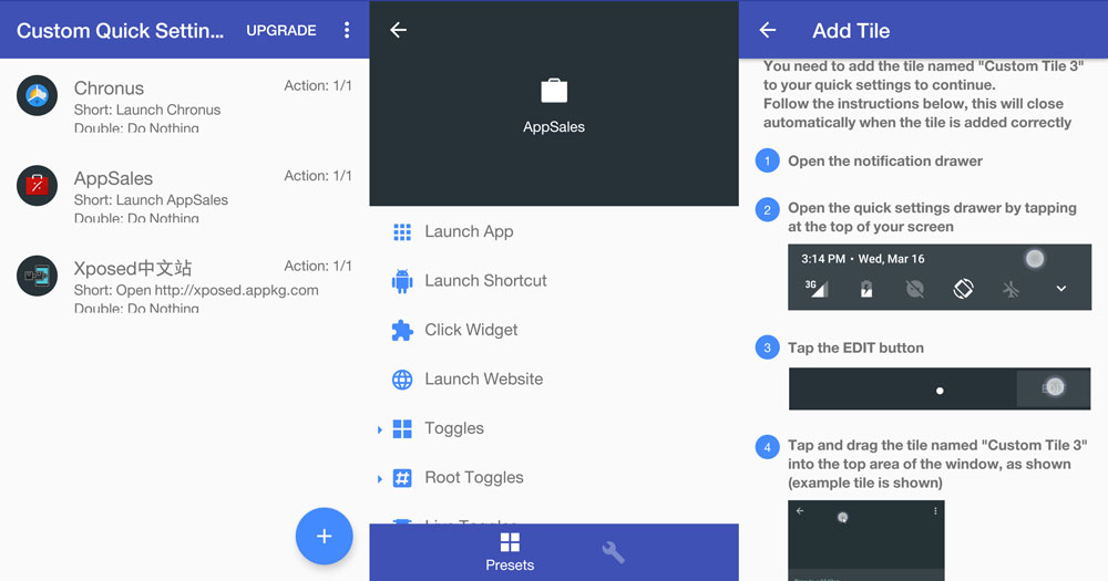 Custom Quick Settings