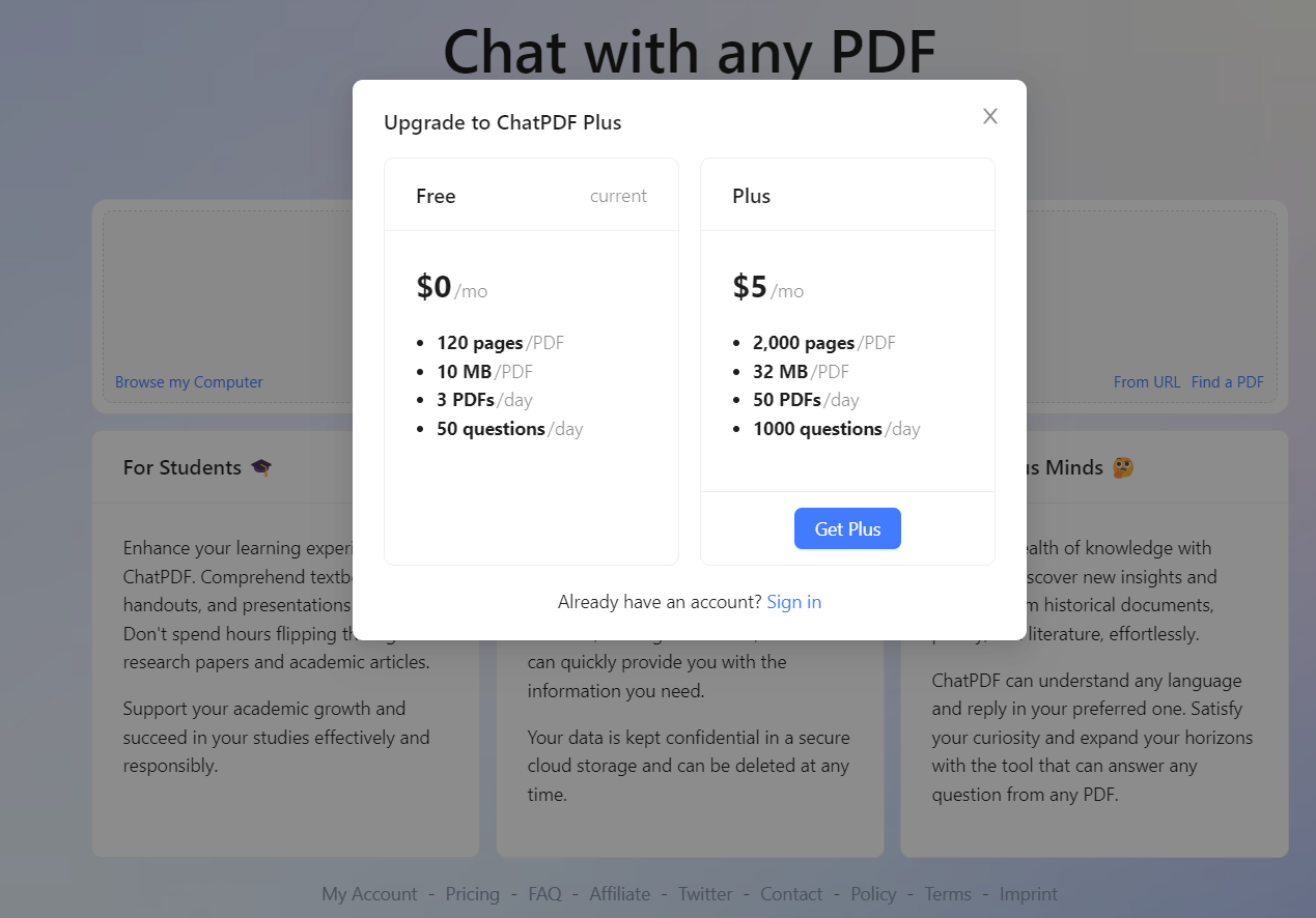 ChatPDF - 与你的本地PDF文件聊天